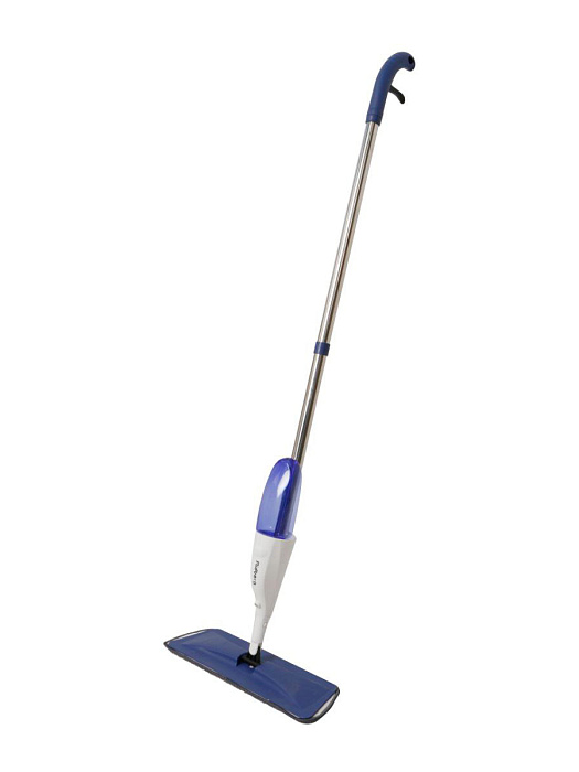 Швабра с распылителем Ridberg Spray Mop + 2 мопа (White/Blue) купить в интернет-магазине icover