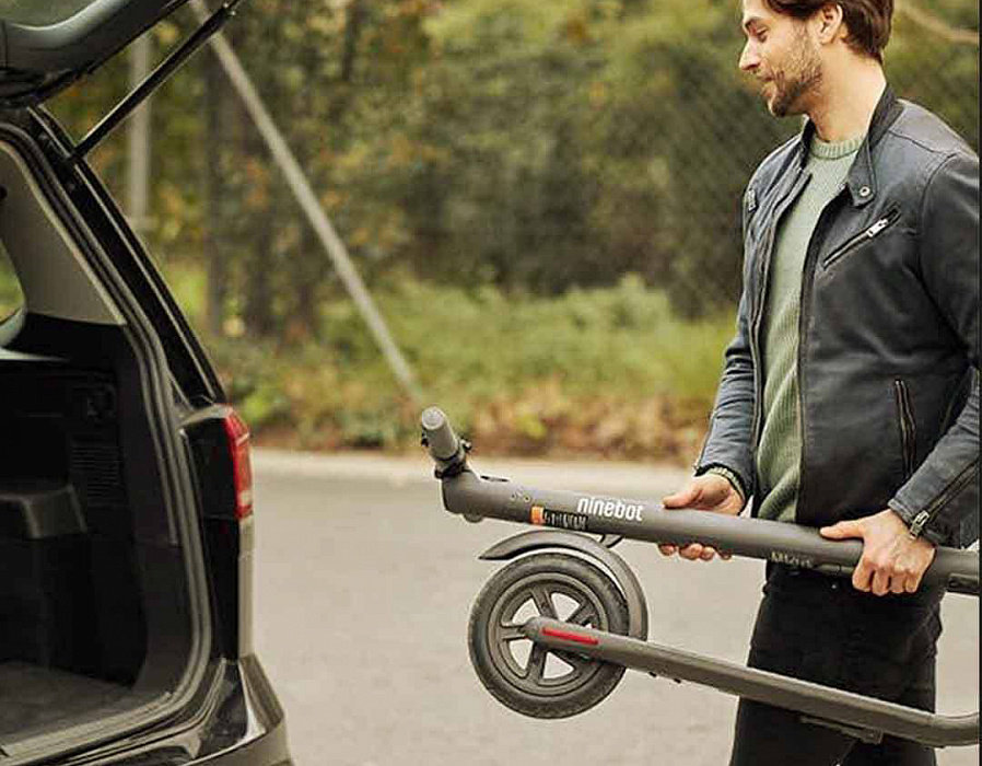 Электросамокат Ninebot KickScooter E22 (Grey) купить в интернет-магазине icover