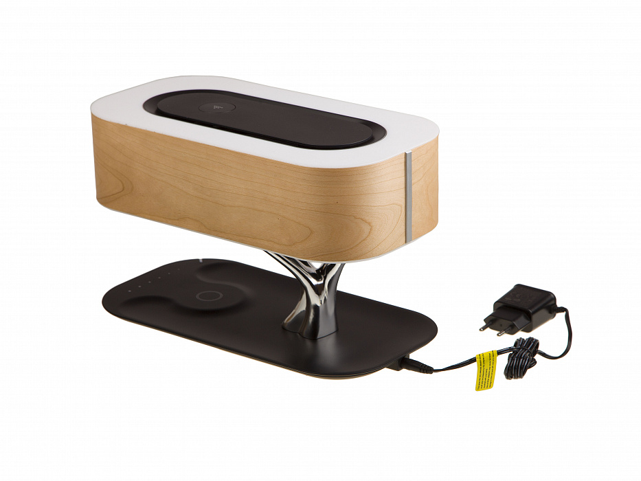 Умный светильник HomeTree Light Of the Tree с беспроводной зарядкой и колонкой (YT-M1602-B2) купить в интернет-магазине icover