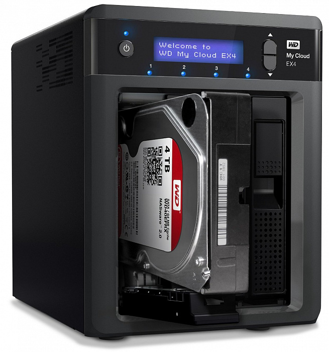WD My Cloud EX4 3.5" 20Tb (WDBWWD0200KBK) - сетевое хранилище купить в интернет-магазине icover