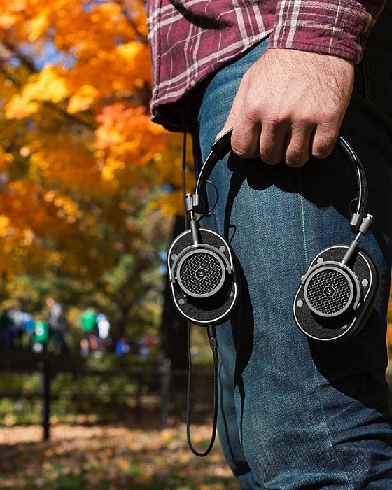 Bluetooth-наушники с микрофоном Master&Dynamic MW65 ANC (Gunmetal/Black Leather) купить в интернет-магазине icover