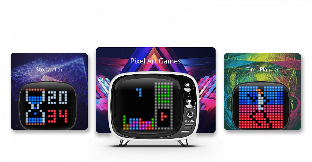 Портативная акустика Divoom Tivoo 90100058069 (Starry Red) купить в интернет-магазине icover