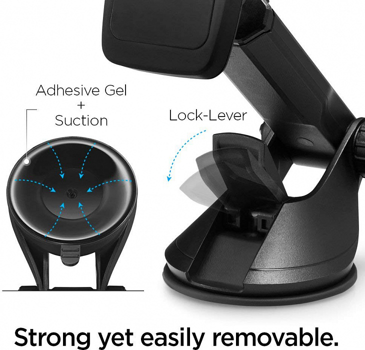 Держатель Spigen Kuel H35 Car Mount (000CG21496) для смартфонов (Black) купить в интернет-магазине icover