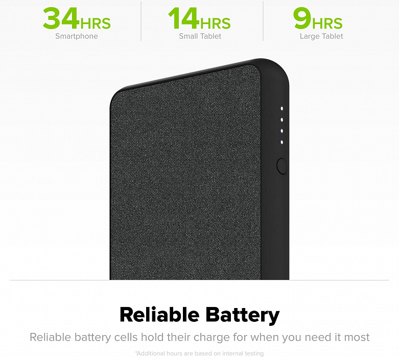 Внешний аккумулятор Mophie Powerstation Plus XL 10000 mAh 401101678 (Black) купить в интернет-магазине icover