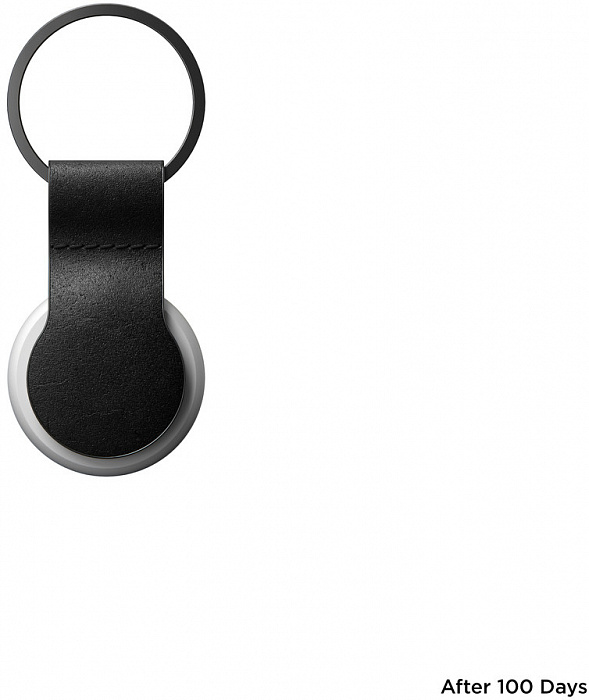 Брелок Nomad Leather Loop (NM01015185) для Apple AirTag (Black) купить в интернет-магазине icover