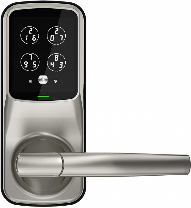Умный дверной замок Lockly Secure Pro Latch Edition PGD728FSNLE (Satin Nickel) купить в интернет-магазине icover