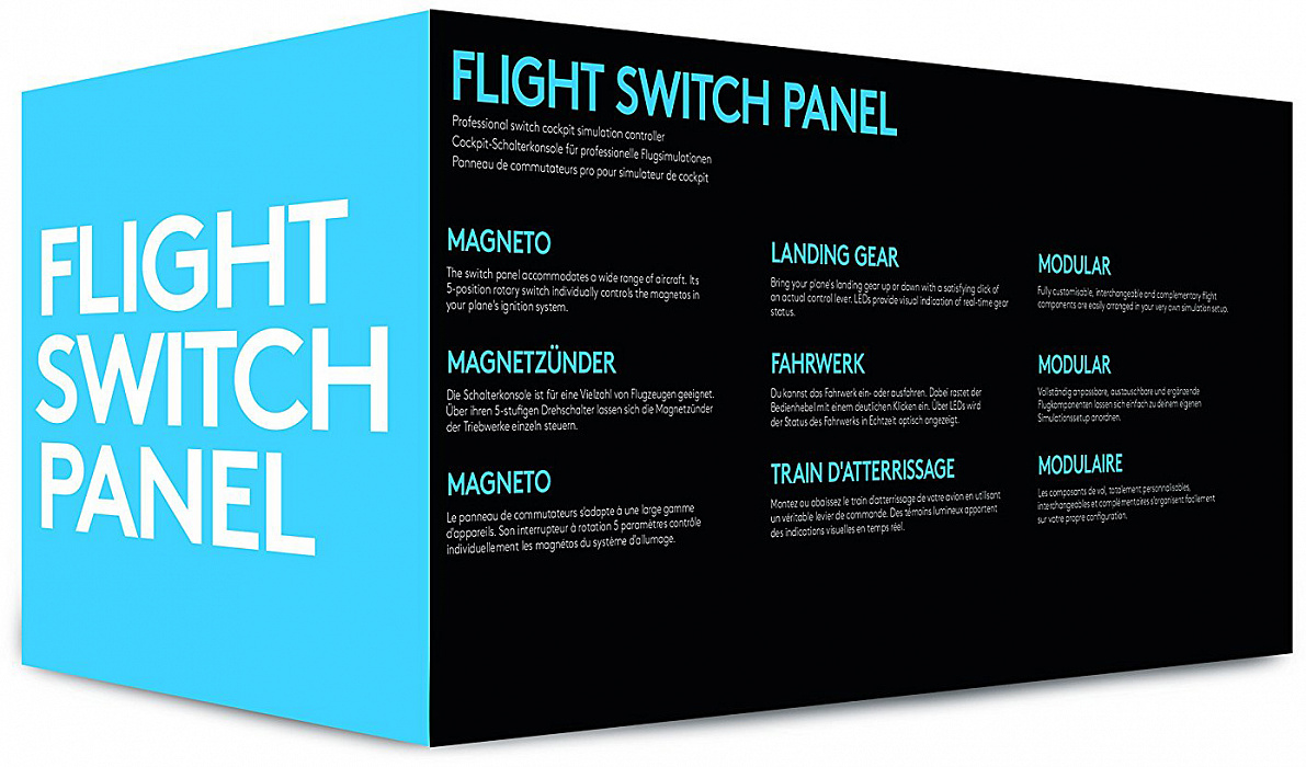 Контроллер для игровых авиасимуляторов Logitech Flight Switch Panel 945-000012 (Black) купить в интернет-магазине icover