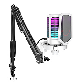 Купить игровой usb-микрофон fifine a6t с rgb-подсветкой (white) в Москве. В нашем каталоге интернет-магазина icover.ru вы можете ознакомиться с ценами, подробным описанием, фотографиями и техническими характеристиками. Низкие цены. Высокое качество. Доставка по России. Заказать товары по телефону +7(495)229-39-50 Игровой USB-микрофон Fifine A6T с RGB-подсветкой (White) купить в интернет-магазине icover