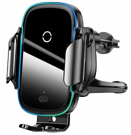 Купить автомобильный держатель с беспроводной зарядкой baseus light electric holder wireless charger wxhw03-01 (black) в Москве. В нашем каталоге интернет-магазина icover.ru вы можете ознакомиться с ценами, подробным описанием, фотографиями и техническими характеристиками. Низкие цены. Высокое качество. Доставка по России. Заказать товары по телефону +7(495)229-39-50 Автомобильный держатель с беспроводной зарядкой Baseus Light Electric Holder Wireless Charger WXHW03-01 (Black) купить в интернет-магазине icover